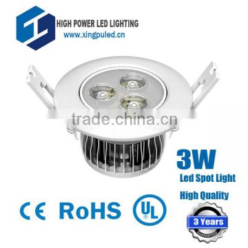 2014 Hot selling 3W Recessed spot lights China Supplier