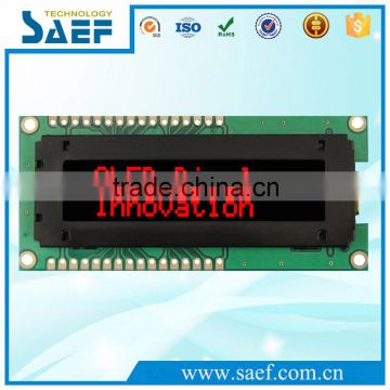OLED type 16x2 character red OLED panel LCD module SPI/I2C SSD1311