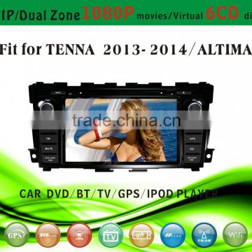 dvd car fit for Nissan Tenna 2013 2014 with radio bluetooth gps tv pip dual zone