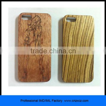 [with Rubberized]IMD Wood cases for iphone5