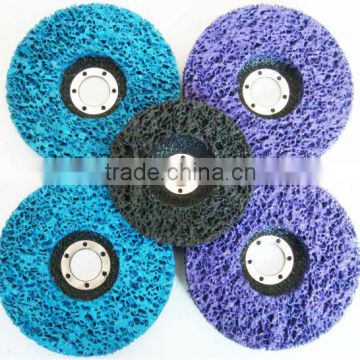 black coated non-woven cleaning rust abrasive disc