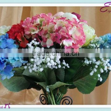 YHA#203 artificial flower bouquet - polyester banquet wedding wholesale table cloth cover chair cover sash band