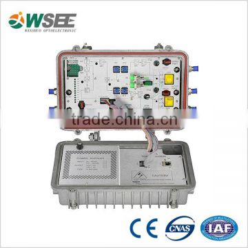 4outlets outdoor optical receiver with better property Data and anti-thunder (SOR719)