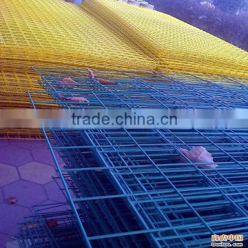 Plastic welded wire mesh panel garden fence Top quality