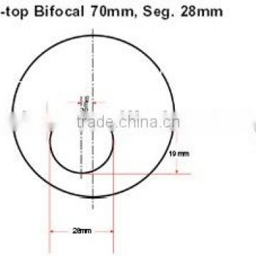 1.49 flat top bifocla lens(CE and FDA)