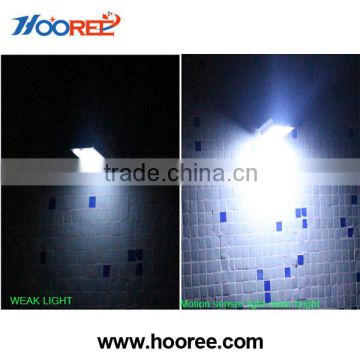 Guangdong Hooree Supplier Solar Sun Energy Saving Wall Light Sensor Light Lamp