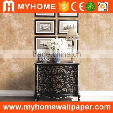 Good design MyHome pvc deep embossed flower wallpaper for living room