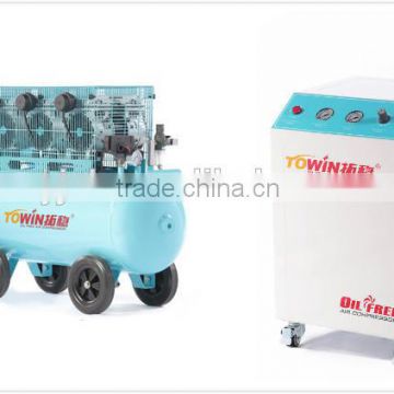 three motor oil freesuper silent air compressor with silent cabinet(TW5503S)