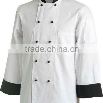 executive chef uniform with removable buttons
