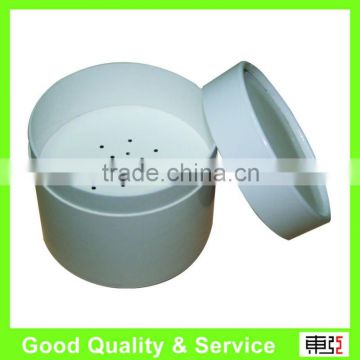 pure white round paper packaging box for powder