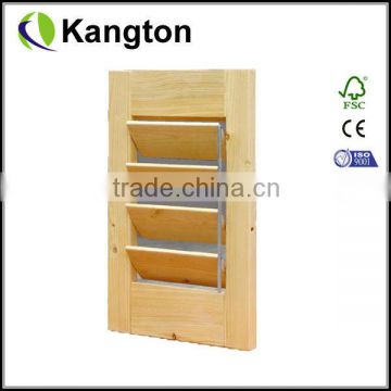 solid wooden rolling shutter door