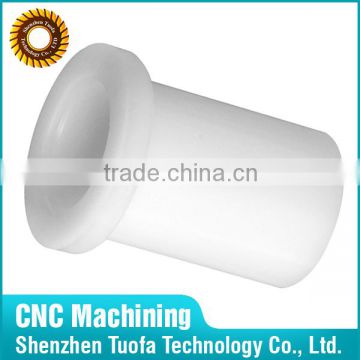 Custom made CNC turned machining plastic flange in China