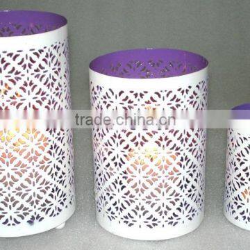 Metal Pillar candle holder 8141