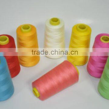 100% Dyed Spun Polyester Yarn Sewing Thread 50s/2 made in china