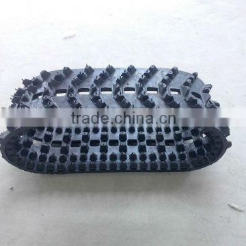 best qualified snow scooter rubber track/snow removal rubber track