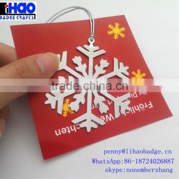 Fashion snow custom metal bookmarks and letter openers