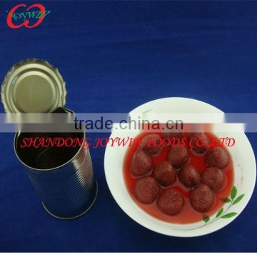 Canned strawberry with CIQ IFS