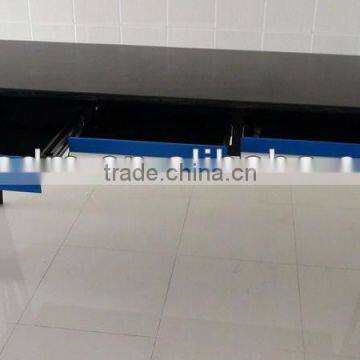 Metal single slide with drawers W2850mm*D800mm*H950mm work bench