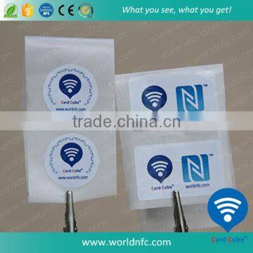 Customized ISO14443A FM11RF08 Adhensive Peel and Stick Label