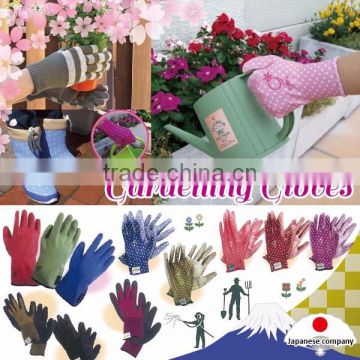 Anti-slip wear resistant PVC glove for work and gardening