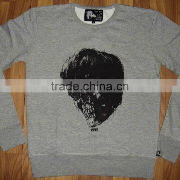 MENS SWEAT SHIRT WITH DISCHARGE PRINT