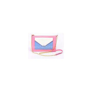 Young Ladies Leather Envelope Clutch Bag Smooth Mini Crossbody Bag