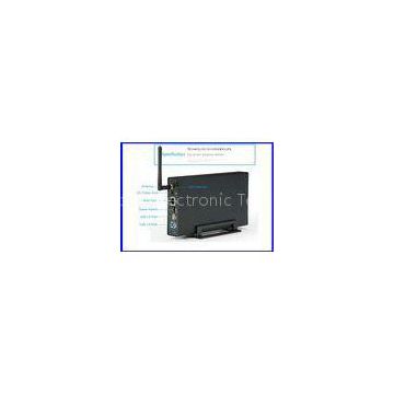 5Gbps Hard Drive Case Enclosure 3.5 Inch 12V 2A Power Adapter Black / Sliver Color