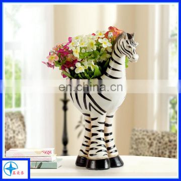 zebra flower pot-zebra plant pot