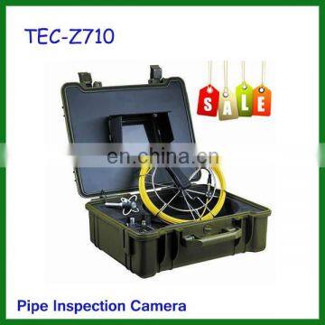 7" TFT LCD Color Screen Pipeline Inspection Camera Detect Video Camera Drain Pipe Sewer TEC-Z710