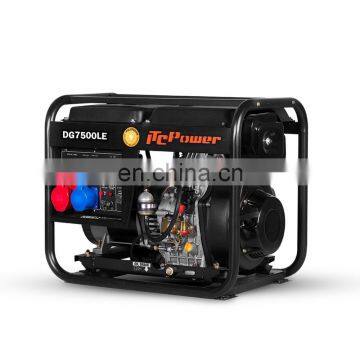 Factory Price 220v 380v Air-cooled Long Run Time Portable 3.5kva three phase generator