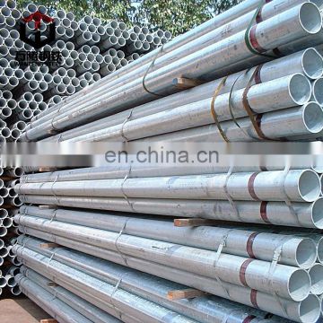 SCH 80 Zinc Coated Galvanized Steel Pipe /tube  For Greenhouse