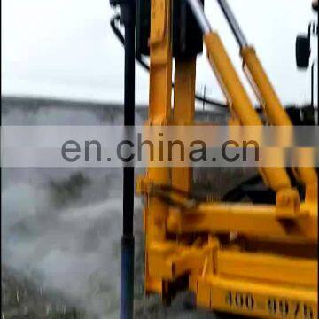 Safety Barrier Road Fence Installation Machine Guardrail Pile Driver For C Channel Posts