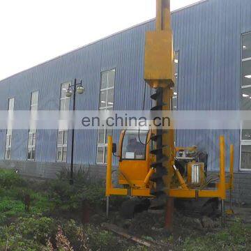 HWD8Y pile driver price for solar pile driver hole drilling rig