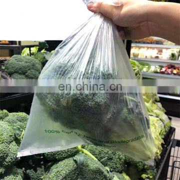New year offer High quality Biodegradable Plastic Produce Custom Printed Bags on Roll for Packing Foods