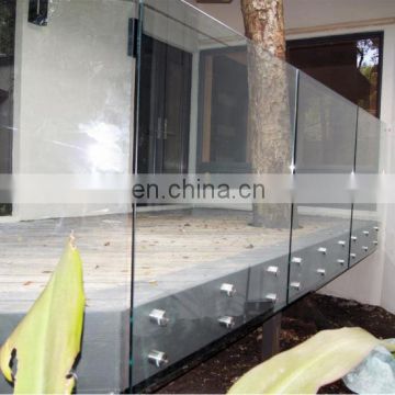 Clear tempered glass for office glass door 12mm thickness clear tempered glass wall for building