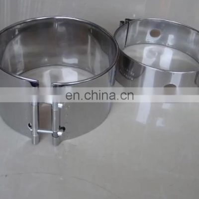Durable high performance induction mica plate heater band for plastic machine