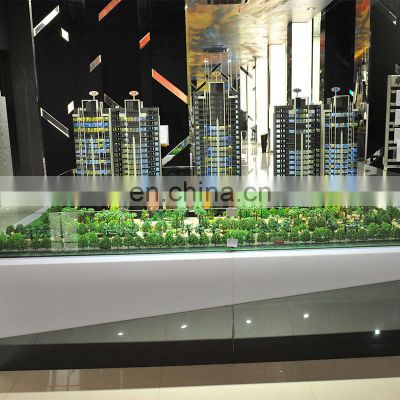 Abs and acrylic LED Lights Best Architecture Model Maker ,High-Quality Scale 1:100 House model