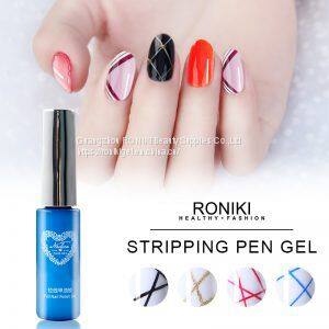RONIKI Line Pen Gel        Painting Color Gel factory      3D Carving Gel