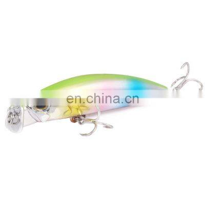 8cm 10g 8 colors 3D Bionic eyes Saltwater Fish Baits with Treble Hooks  Sinking  Minnow Bait Fishing