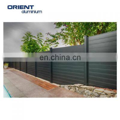 Easily Assembled Outdoor Decorative Aluminum Fence Panel For Garden