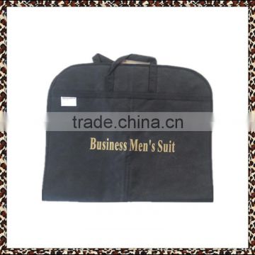 Hot customized printed non woven garment dustproof bag for men's suit