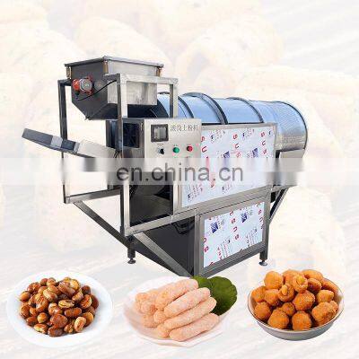 Snack Coating Instant Noodles Caramel Popcorn Tumbler Automatic Sprayer Flavor Seasoning Mix Machine For Potato Chips