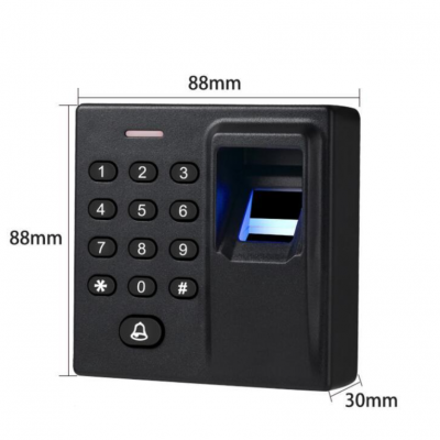 Fingerprint card password access control all-in-one machine reading head host controller WG26 plow head office access control machine