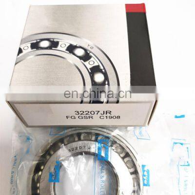 China Hot Sales Tapered Roller Bearing 32207JR size 35x72x24.25 mm 32207 bearing in stock