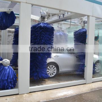 Car Wash Tunnel 9Brushes/Tunnel Car Wash 9Brushes PE-T9 40000USD Automatic Up Down Drying System