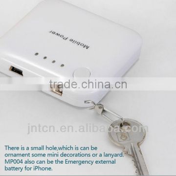 pocket emergency mobile phone power bank charger for Android phones with CE,RoHs MP004