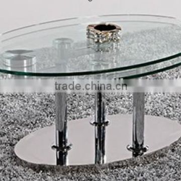 Modern glass coffee table folding design table