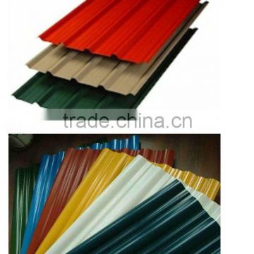 corrugted color steel roofing sheet