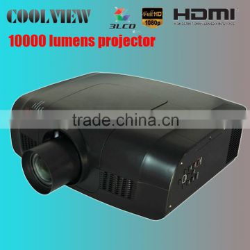 edge blending built in 3LCD Full HD HDMI DVI support wuxga 1920x1200 10000 lumens holographic projector