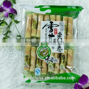 Uncle Pop snacks 150g wafers with green apple filling